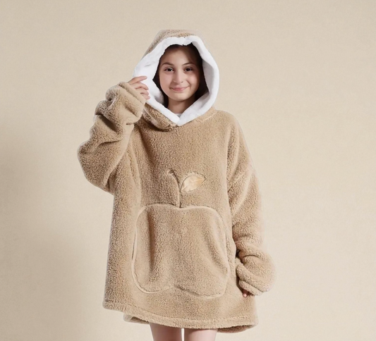 Petit Ourson - Sweat Plaid Enfant