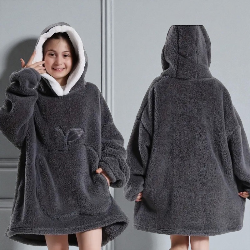 Petit Ourson - Sweat Plaid Enfant